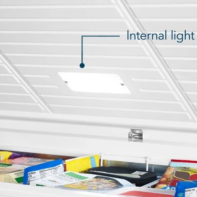 Insignia™ - 14.0 Cu. Ft. Garage Ready Chest Freezer - White 4 Insignia™ - 14.0 Cu. Ft. Garage Ready Chest Freezer - White - Image 2