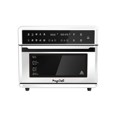 MegaChef 10 In 1 Electronic Multifunction 360 Degree Hot Air Technology Countertop Oven In White - 25 Liter - White - 25 Liter 5 MegaChef 10 In 1 Electronic Multifunction 360 Degree Hot Air Technology Countertop Oven In White - 25 Liter - White - 25 Liter - Image 3
