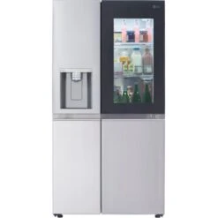 LG - 27 Cu. Ft. Side-by-Side Smart Refrigerator With Craft Ice And InstaView - Stainless Steel