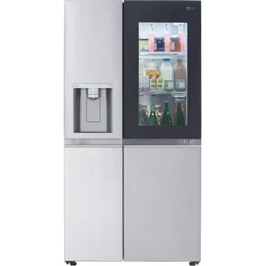LG - 27 Cu. Ft. Side-by-Side Smart Refrigerator With Craft Ice And InstaView - Stainless Steel 3 LG - 27 Cu. Ft. Side-by-Side Smart Refrigerator With Craft Ice And InstaView - Stainless Steel