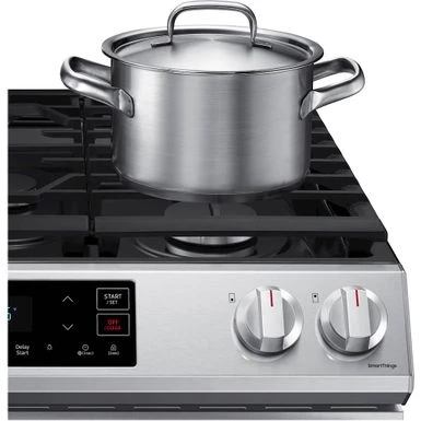 Samsung - 6.0 Cu. Ft. Front Control Slide-in Gas Range With Wi-Fi, Fingerprint Resistant - Stainless Steel 16 Samsung - 6.0 Cu. Ft. Front Control Slide-in Gas Range With Wi-Fi, Fingerprint Resistant - Stainless Steel - Image 14