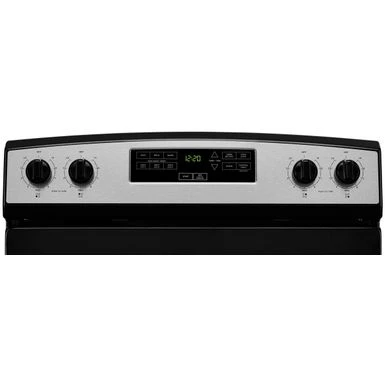 Amana - 4.8 Cu. Ft. Freestanding Electric Range - Stainless Steel 4 Amana - 4.8 Cu. Ft. Freestanding Electric Range - Stainless Steel - Image 2