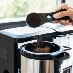 Ninja - 10-Cup Specialty Coffee Maker With Fold-Away Frother And Glass Carafe CM401 - Black/Stainless Steel -KitchenAid Shop 7c1c97ed e1b6 518a bac5 5e8f891b7d85