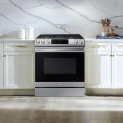 Samsung - 6.0 Cu. Ft. Front Control Slide-In Gas Convection Range With Air Fry & Wi-Fi, Fingerprint Resistant - Stainless Steel -KitchenAid Shop 7c51f03b ec99 5f4a 9b6c 2b87019eeb70