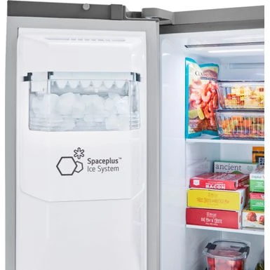 LG - 27.2 Cu. Ft. Side-by-Side Refrigerator With SpacePlus Ice - Stainless Steel 19 LG - 27.2 Cu. Ft. Side-by-Side Refrigerator With SpacePlus Ice - Stainless Steel - Image 17