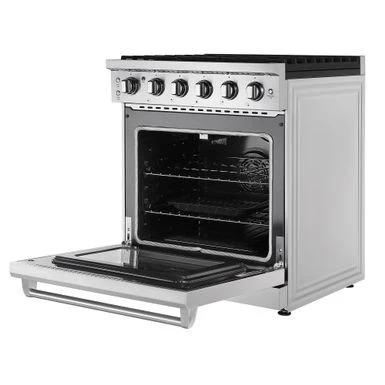 30-in 5 Burners 4.5-cu Ft Stainless Steel Freestanding Gas Range With 5 Burners - Stainless Steel 8 30-in 5 Burners 4.5-cu Ft Stainless Steel Freestanding Gas Range With 5 Burners - Stainless Steel - Image 6