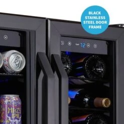 Newair 24" Built-in Dual Zone 18 Bottle And 58 Can Wine And Beverage Refrigerator And Cooler In Black Stainless Steel - Black 13 Newair 24" Built-in Dual Zone 18 Bottle And 58 Can Wine And Beverage Refrigerator And Cooler In Black Stainless Steel - Black -KitchenAid Shop 7f8fcccd cc72 47d3 9b20 78d2e35a2d82