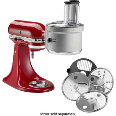KitchenAid - KSM2FPA Food Processor Attachment Kit With Commercial Style Dicing - Plata 4 KitchenAid - KSM2FPA Food Processor Attachment Kit With Commercial Style Dicing - Plata - Image 2