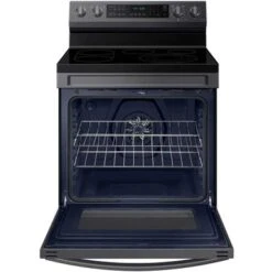 Samsung 6.3-Cu. Ft. Smart Freestanding Electric Range With No-Preheat Air Fry, Convection+ And Griddle, Brushed Black 20 Samsung 6.3-Cu. Ft. Smart Freestanding Electric Range With No-Preheat Air Fry, Convection+ And Griddle, Brushed Black -KitchenAid Shop 80693e9a 45cd 4d37 8356 b0c650243e0f