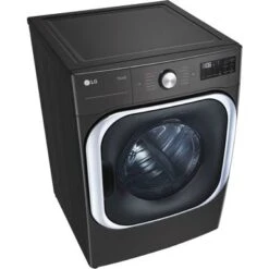 LG - 9.0 Cu. Ft. Stackable Smart Electric Dryer With Steam And Built-In Intelligence - Black Steel 32 LG - 9.0 Cu. Ft. Stackable Smart Electric Dryer With Steam And Built-In Intelligence - Black Steel -KitchenAid Shop 80c6182c d0a2 531c ab1f d0cd771c4dcb