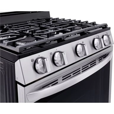 LG - 5.8 Cu. Ft. Smart Freestanding Gas True Convection Range With EasyClean And InstaView - Stainless Steel 10 LG - 5.8 Cu. Ft. Smart Freestanding Gas True Convection Range With EasyClean And InstaView - Stainless Steel - Image 8