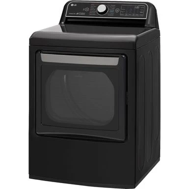 LG - 7.3 Cu. Ft. Smart Electric Dryer With Steam And Sensor Dry - Black Steel 5 LG - 7.3 Cu. Ft. Smart Electric Dryer With Steam And Sensor Dry - Black Steel - Image 3