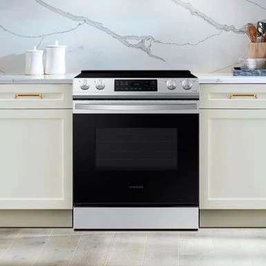 Samsung - 6.3 Cu. Ft. Front Control Slide-In Electric Range With Wi-Fi, Fingerprint Resistant - Stainless Steel 16 Samsung - 6.3 Cu. Ft. Front Control Slide-In Electric Range With Wi-Fi, Fingerprint Resistant - Stainless Steel - Image 14