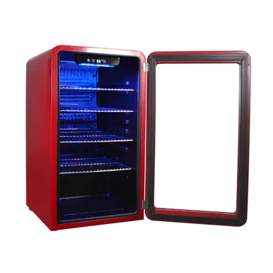 Magic Chef 3.4cu. Ft. Red Retro Beverage Cooler 5 Magic Chef 3.4cu. Ft. Red Retro Beverage Cooler - Image 3