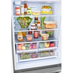 LG - 25.5 Cu. Ft. Bottom-Freezer Refrigerator With Ice Maker - Stainless Steel 29 LG - 25.5 Cu. Ft. Bottom-Freezer Refrigerator With Ice Maker - Stainless Steel -KitchenAid Shop 82728347 de35 5ace 9fd9 6dc434c70928