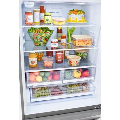 LG - 25.5 Cu. Ft. Bottom-Freezer Refrigerator With Ice Maker - Stainless Steel 10 LG - 25.5 Cu. Ft. Bottom-Freezer Refrigerator With Ice Maker - Stainless Steel - Image 8