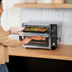 Ninja - 12-in-1 Smart Double Oven, FlexDoor, Smart Thermometer, Smart Finish, Rapid Top Oven, Convection & Air Fry Bottom Oven - Stainless Steel/Black 15 Ninja - 12-in-1 Smart Double Oven, FlexDoor, Smart Thermometer, Smart Finish, Rapid Top Oven, Convection & Air Fry Bottom Oven - Stainless Steel/Black -KitchenAid Shop 830c2b8f b5b3 5e90 95ff c9d6f40f5d44