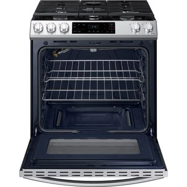 Samsung - 6.0 Cu. Ft. Front Control Slide-in Gas Range With Wi-Fi, Fingerprint Resistant - Stainless Steel 20 Samsung - 6.0 Cu. Ft. Front Control Slide-in Gas Range With Wi-Fi, Fingerprint Resistant - Stainless Steel - Image 18