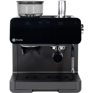 GE Profile - Semi-Automatic Espresso Machine With 15 Bars Of Pressure, Milk Frother, And Built-In Wi-Fi - Black 5 GE Profile - Semi-Automatic Espresso Machine With 15 Bars Of Pressure, Milk Frother, And Built-In Wi-Fi - Black - Image 3