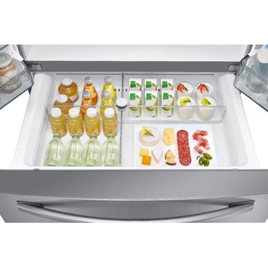 Samsung - 22.6 Cu. Ft. 4-Door French Door Counter Depth Refrigerator With FlexZone Drawer - Stainless Steel 16 Samsung - 22.6 Cu. Ft. 4-Door French Door Counter Depth Refrigerator With FlexZone Drawer - Stainless Steel - Image 14