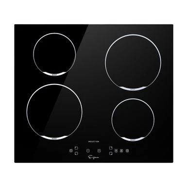 2 Piece Kitchen Appliances Packages Including 24" Induction Cooktop And 30" Wall Mount Range Hood - Black 4 2 Piece Kitchen Appliances Packages Including 24" Induction Cooktop And 30" Wall Mount Range Hood - Black - Image 2