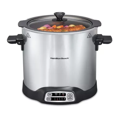Hamilton Beach - 10qt Sear & Cook Stockpot Slow Cooker Silver 3 Hamilton Beach - 10qt Sear & Cook Stockpot Slow Cooker Silver