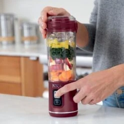 Ninja - Blast 18 Oz. Portable Blender - Cranberry Red 17 Ninja - Blast 18 Oz. Portable Blender - Cranberry Red -KitchenAid Shop 872bed3d fe7c 5da4 9ab4 2a02f4e7b607