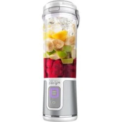 Ninja - Blast 18 Oz. Portable Blender - White