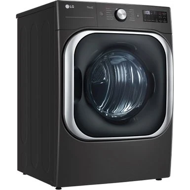 LG - 9.0 Cu. Ft. Stackable Smart Electric Dryer With Steam And Built-In Intelligence - Black Steel 8 LG - 9.0 Cu. Ft. Stackable Smart Electric Dryer With Steam And Built-In Intelligence - Black Steel - Image 6
