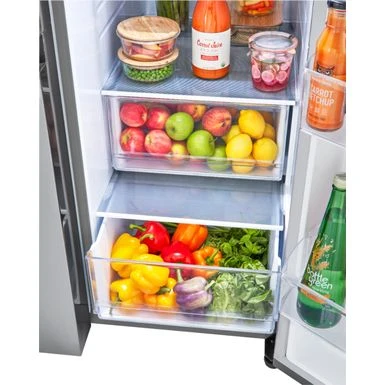 LG - 27.2 Cu. Ft. Side-by-Side Refrigerator With SpacePlus Ice - Stainless Steel 12 LG - 27.2 Cu. Ft. Side-by-Side Refrigerator With SpacePlus Ice - Stainless Steel - Image 10