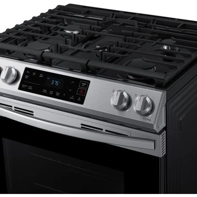 Samsung - 6.0 Cu. Ft. Front Control Slide-in Gas Range With Wi-Fi, Fingerprint Resistant - Stainless Steel 21 Samsung - 6.0 Cu. Ft. Front Control Slide-in Gas Range With Wi-Fi, Fingerprint Resistant - Stainless Steel - Image 19
