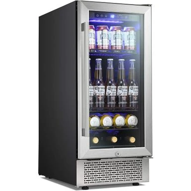 15 Inch Beverage Refrigerator - GREY 3 15 Inch Beverage Refrigerator - GREY