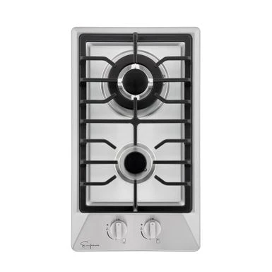 Empava 12-inch Stainless Steel Gas Stove With 2 Sealed Burners - 12" - Silver 4 Empava 12-inch Stainless Steel Gas Stove With 2 Sealed Burners - 12" - Silver - Image 2