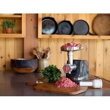 Weston No. 8 Electric Meat Grinder And Sausage Stuffer - Black 3 Weston No. 8 Electric Meat Grinder And Sausage Stuffer - Black