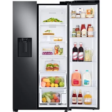 Samsung - 27.4 Cu. Ft. Side-by-Side Refrigerator With Large Capacity - Black Stainless Steel 20 Samsung - 27.4 Cu. Ft. Side-by-Side Refrigerator With Large Capacity - Black Stainless Steel - Image 18