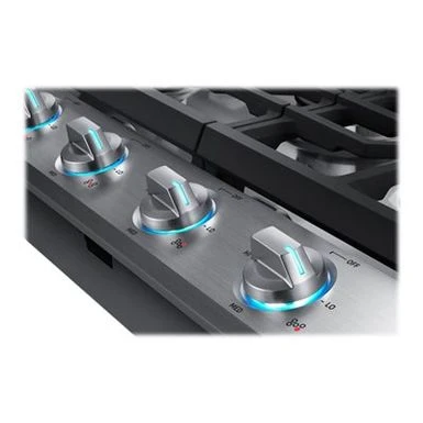 Samsung Ada 30" Stainless Steel Smart Gas Cooktop With Illuminated Knobs 3 Samsung Ada 30" Stainless Steel Smart Gas Cooktop With Illuminated Knobs