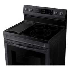Samsung 6.3-Cu. Ft. Smart Freestanding Electric Range With No-Preheat Air Fry, Convection+ And Griddle, Brushed Black 17 Samsung 6.3-Cu. Ft. Smart Freestanding Electric Range With No-Preheat Air Fry, Convection+ And Griddle, Brushed Black -KitchenAid Shop 8ba803e8 375e 4fb6 af05 76714a8c4271