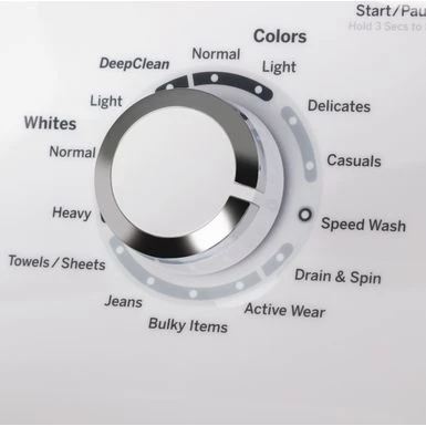 GE - 4.5 Cu Ft Top Load Washer With Precise Fill, Deep Fill, Deep Clean And Deep Rinse - White On White 14 GE - 4.5 Cu Ft Top Load Washer With Precise Fill, Deep Fill, Deep Clean And Deep Rinse - White On White - Image 12