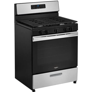 Whirlpool - 5.1 Cu. Ft. Freestanding Gas Range With Edge To Edge Cooktop - Stainless Steel 5 Whirlpool - 5.1 Cu. Ft. Freestanding Gas Range With Edge To Edge Cooktop - Stainless Steel - Image 3