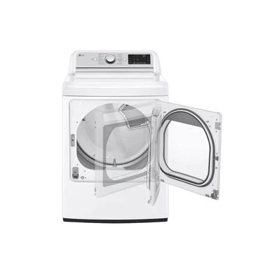 LG 7.3 Cu. Ft. Ultra Large Capacity Smart Wi-fi Enabled Rear Control Gas Dryer With TurboSteam - White 4 LG 7.3 Cu. Ft. Ultra Large Capacity Smart Wi-fi Enabled Rear Control Gas Dryer With TurboSteam - White - Image 2