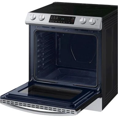 Samsung - 6.3 Cu. Ft. Front Control Slide-In Electric Range With Wi-Fi, Fingerprint Resistant - Stainless Steel 13 Samsung - 6.3 Cu. Ft. Front Control Slide-In Electric Range With Wi-Fi, Fingerprint Resistant - Stainless Steel - Image 11