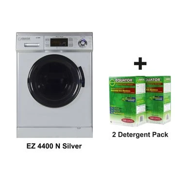Equator Ver 2 Pro 24" Combo Compact Washer Dryer Vented/Ventless+2 Boxes Detergent - Silver 3 Equator Ver 2 Pro 24" Combo Compact Washer Dryer Vented/Ventless+2 Boxes Detergent - Silver