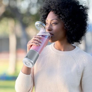 Ninja - Blast 18 Oz. Portable Blender - White 13 Ninja - Blast 18 Oz. Portable Blender - White - Image 11