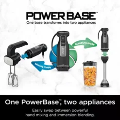 Ninja - Foodi Power Mixer System 5-Speed Hand Blender And Hand Mixer Combo With 3-Cup Blending Vessel - Black 36 Ninja - Foodi Power Mixer System 5-Speed Hand Blender And Hand Mixer Combo With 3-Cup Blending Vessel - Black -KitchenAid Shop 8d6dd140 1efe 4d0f bcf9 1f224c30ecdb