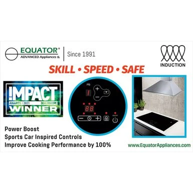 Equator 30" Built-in Induction Cooktop 4 Burner - Black 7 Equator 30" Built-in Induction Cooktop 4 Burner - Black - Image 5