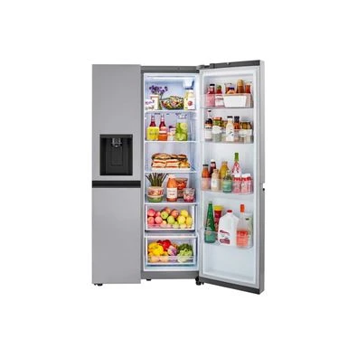 LG 27 Cu. Ft. Side-by-Side Refrigerator With Smooth Touch Ice Dispenser - Stainless Steel - Stainless Steel 4 LG 27 Cu. Ft. Side-by-Side Refrigerator With Smooth Touch Ice Dispenser - Stainless Steel - Stainless Steel - Image 2