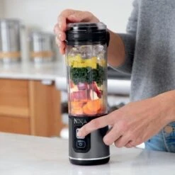 Ninja - Blast 18 Oz. Portable Blender - Black -KitchenAid Shop 8e1499a7 e82f 5f76 8262 039170f231ed