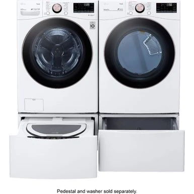 LG - 7.4 Cu. Ft. Stackable Smart Electric Dryer With Steam And Built-In Intelligence - White 13 LG - 7.4 Cu. Ft. Stackable Smart Electric Dryer With Steam And Built-In Intelligence - White - Image 11