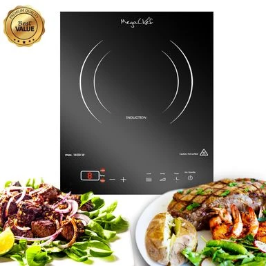 MegaChef Portable Induction Cooktop Burner With Digital Control Panel - Black 5 MegaChef Portable Induction Cooktop Burner With Digital Control Panel - Black - Image 3