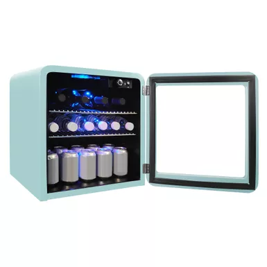 Magic Chef 1.7 Cu. Ft. Mint Green Retro Beverage Cooler 10 Magic Chef 1.7 Cu. Ft. Mint Green Retro Beverage Cooler - Image 8